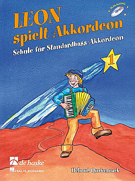 Illustration de Leon spielt akkordeon, méthode en allemand - Vol. 1 (très facile-élémentaire)