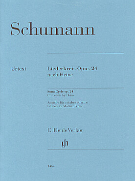 Illustration de Liederkreis op. 24 pour voix moyenne