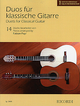 Illustration de DUETS FOR CLASSICAL GUITAR - Vol. 1