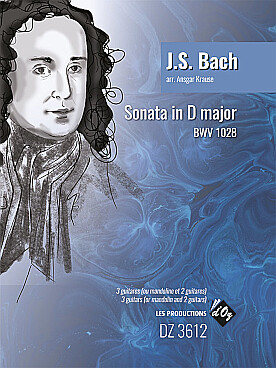 Illustration bach js sonate bwv 1028 en re maj