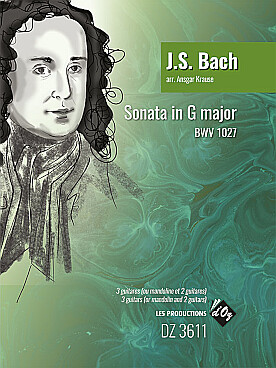 Illustration bach js sonate bwv 1027 en sol maj