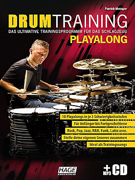 Illustration metzger drum training playalong