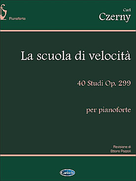 Illustration czerny scuola di velocita op. 299