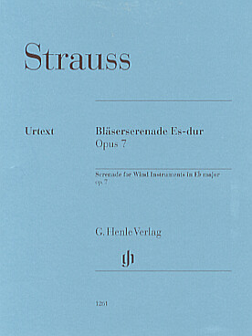 Illustration de Blaserserenade op. 7 en mi b M pour 13 instruments à vents