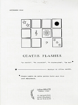 Illustration de Quatre flashes