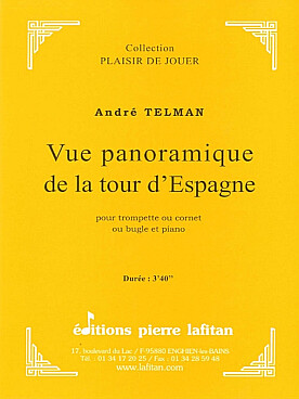 Illustration telman vue panoramique de tour d'espagne