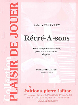 Illustration de Récré-A-sons, 3 comptines revisitées pour premières années de piano