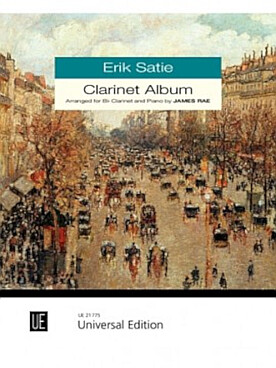 Illustration satie clarinet album