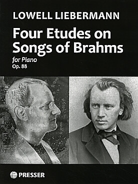 Illustration de 4 Etudes on Songs of Brahms op. 88