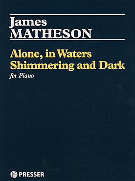 Illustration de Alone, in waters shimmering and dark    