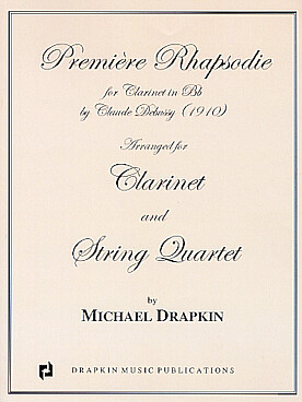 Illustration de Rhapsodie N° 1 pour clarinette et quatuor à cordes