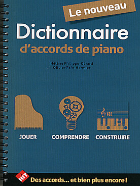 Illustration nouveau dictionnaire d'accords de piano