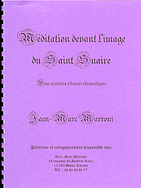 Illustration de Méditation devant l'image du Saint Suaire