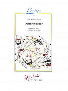 Illustration de Paster noster pour soliste SATB avec piano