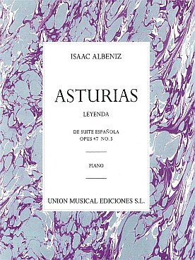 Illustration albeniz asturias  (n° 5 suite espagnole)