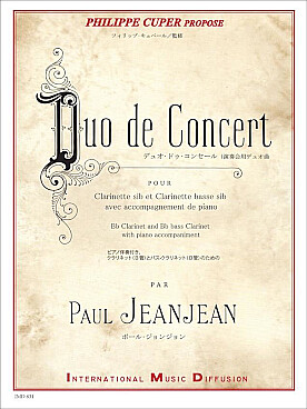 Illustration de Duo de concert pour clarinette, clarinette basse et piano