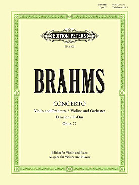 Illustration brahms concerto op. 77 en re maj