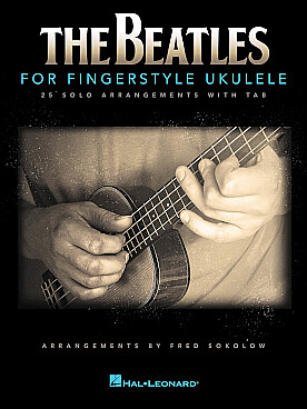 Illustration the beatles for fingerstyle ukulele