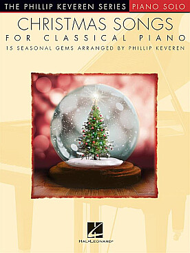 Illustration christmas songs for classical piano