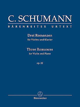 Illustration schumann-wieck romances (3) op. 22
