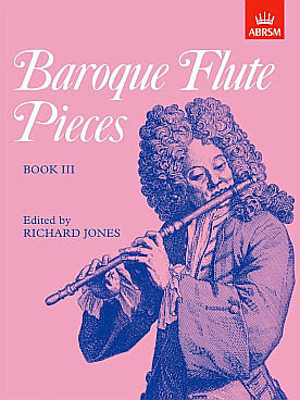 Illustration baroque flute pieces book iii