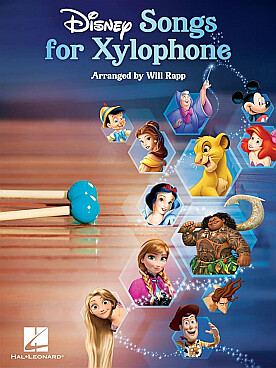 Illustration de DISNEY SONGS for xylophone