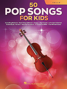 Illustration pop songs for kids (50) violoncelle