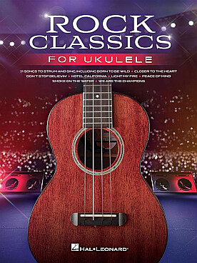 Illustration rock classics for ukulele