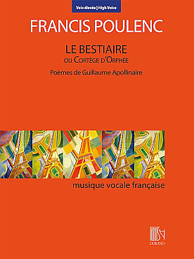 Illustration de Le Bestiaire ou cortège d'Orphée pour voix élevée - Poème de Guillaume Apollinaire