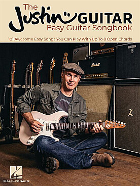 Illustration de The JUSTINGUITAR EASY GUITAR SONGBOOK