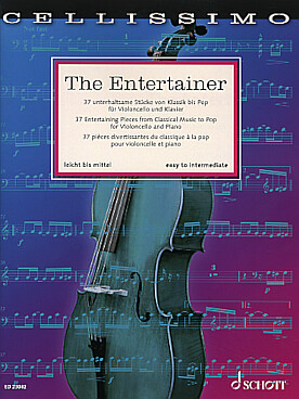 Illustration de The ENTERTAINER : 37 pièces divertissantes du classique à la pop (niveau facile à intermédiaire)