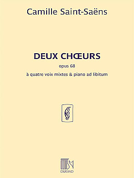 Illustration de 2 Chœurs op. 68 pour 4 voix mixtes et piano ad lib.