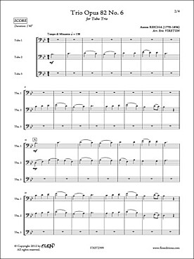Illustration de Trio op. 82/6 pour 3 tubas