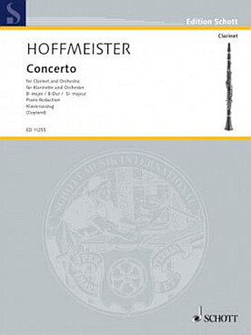 Illustration hoffmeister concerto en si b maj