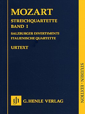 Illustration de Quatuor à cordes - Vol. 1 : Divertimenti & Italian quartets KV 136 à 138 & KV 155 à 160