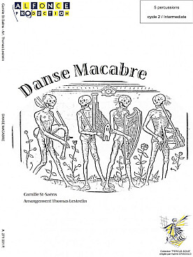 Illustration de Danse macabre pour 5 percussions