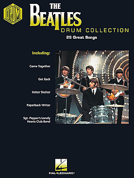 Illustration de THE BEATLES DRUM COLLECTION : 25 great songs