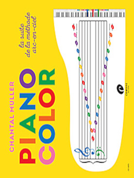 Illustration de Piano color, suite de la méthode le Piano Arc-en-ciel
