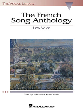 Illustration de The FRENCH SONG ANTHOLOGY - Low voice/piano (322 pages)