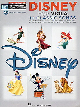 Illustration de DISNEY for viola : 10 classic songs