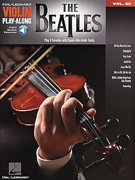Illustration violin play-along vol.60 : the beatles