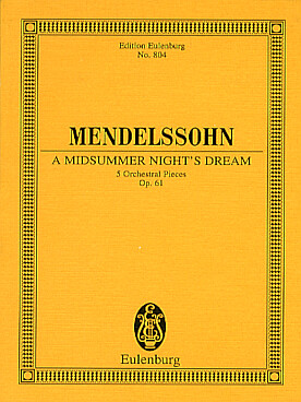 Illustration mendelssohn a midsummer night's dream