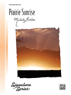 Illustration bober prairie sunrise
