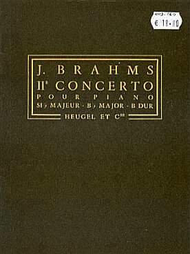 Illustration brahms concerto n° 2 en si b maj