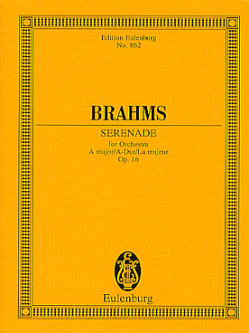 Illustration brahms serenade op. 16 en la maj