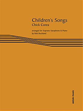 Illustration corea children's songs saxo soprano