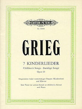 Illustration grieg kinderlieder (7) op. 61