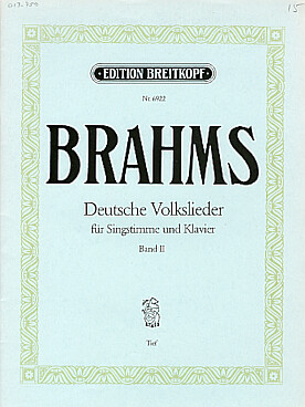 Illustration brahms deutsche volkslieder vol. 2 basse