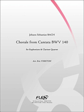 Illustration de Choral de la Cantate BWV 140 pour euphonium et quatuor de clarinettes