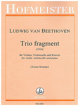 Illustration beethoven trio fragment